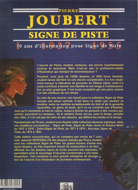 Verso de l'album Signe de piste - 70 ans d'illustration pour signe de piste Tome I 1937-1955