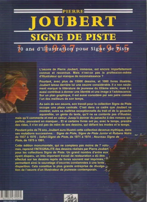 Verso de l'album Signe de piste - 70 ans d'illustration pour signe de piste Tome I 1937-1955