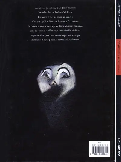 Verso de l'album Docteur Jekyll & Mister Hyde
