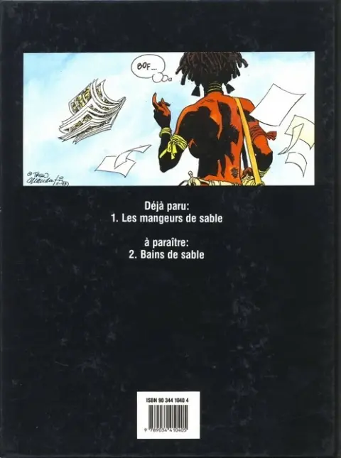 Verso de l'album Dragger Tome 1 Les mangeurs de sable