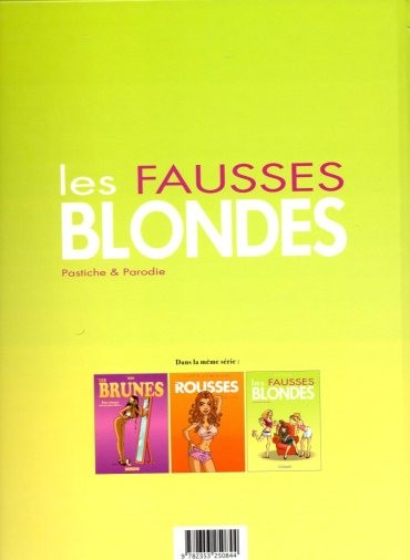 Verso de l'album Les Fausses blondes