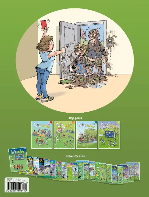 Verso de l'album Les Foot Furieux Kids Tome 4