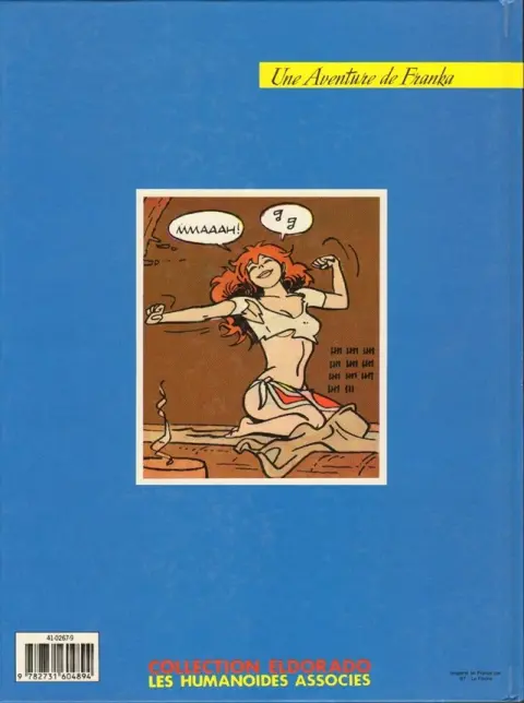 Verso de l'album Franka Les Humanoïdes Associés Tome 2 Les dents du dragon