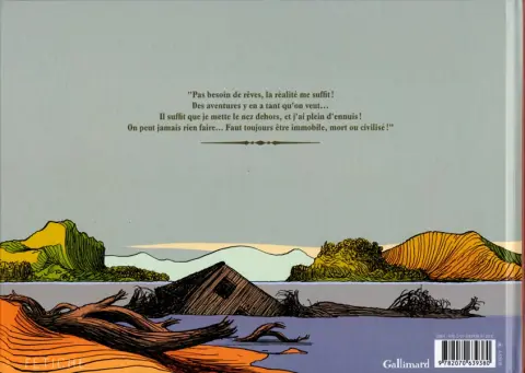 Verso de l'album Les Aventures de Huckleberry Finn