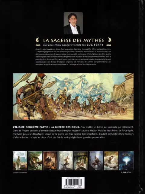 Verso de l'album L'Iliade Tome 2 La Guerre des Dieux