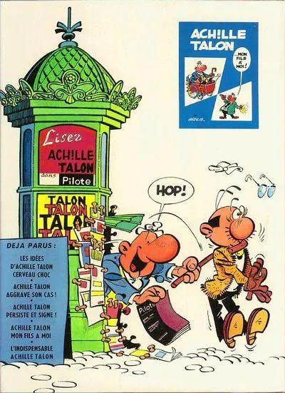 Verso de l'album Achille Talon Tome 5 L'indispensable Achille Talon