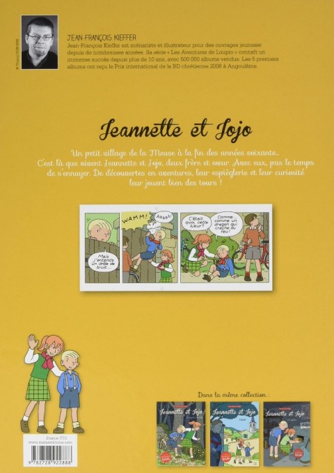 Verso de l'album Jeannette et Jojo Tome 4 L'envol