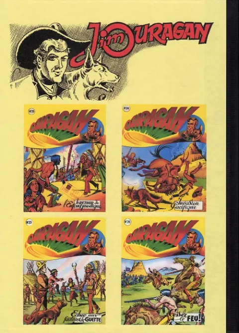 Verso de l'album Jim Ouragan Tome 7