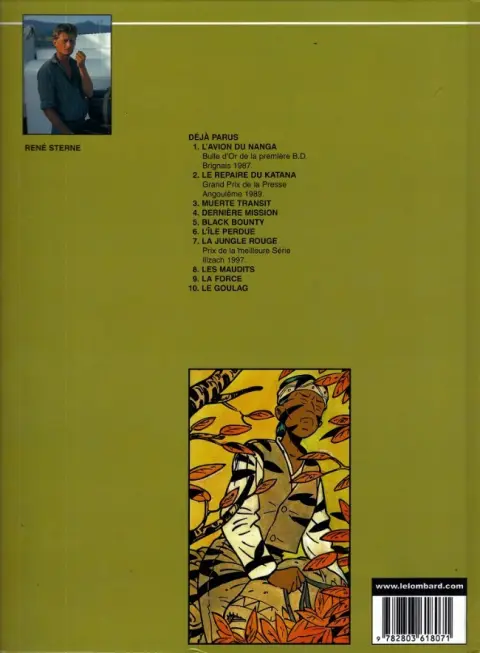 Verso de l'album Adler Tome 10 Le goulag