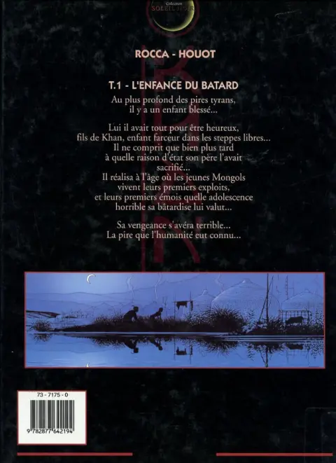 Verso de l'album Le Khan Tome 1 L'enfance du batard