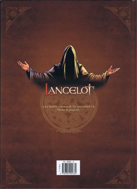 Verso de l'album Lancelot Tome 1 Claudas des Terres Désertes