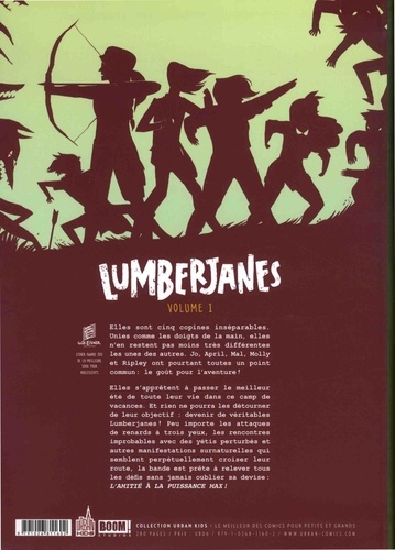 Verso de l'album Lumberjanes Intégrale Volume 1