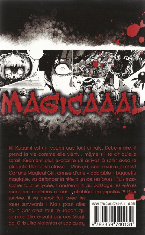 Verso de l'album Magical Girl of the End 1