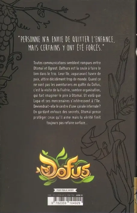 Verso de l'album Ogrest Tome 2