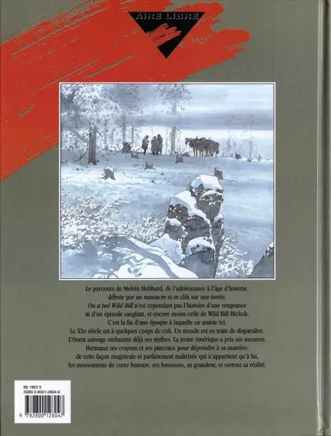 Verso de l'album On a tué Wild Bill
