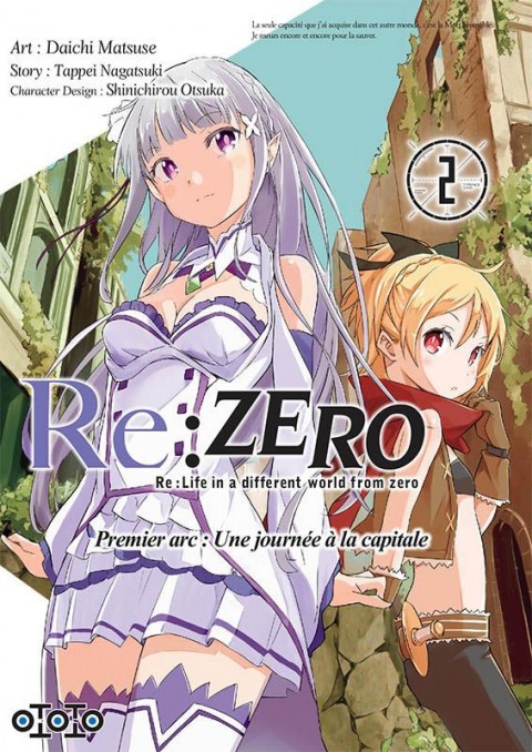 Re:Zero (Re : Life in a different world from zero) Premier arc : Une journée à la capitale 2