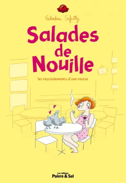 Salades de nouille Les roucoulements d'une rousse