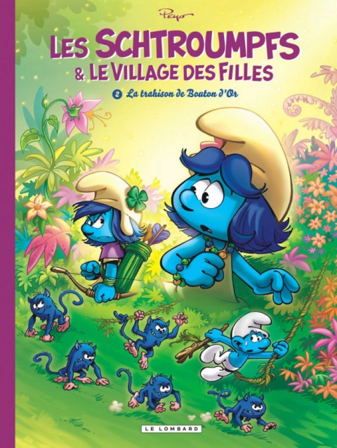 Couverture de l'album Les Schtroumpfs & le Village des filles Tome 2 La trahison de Bouton d'or