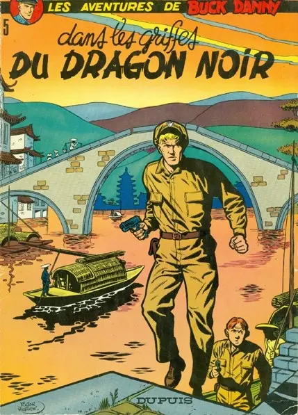 Couverture de l'album Buck Danny Tome 5 Dans les griffes du Dragon Noir