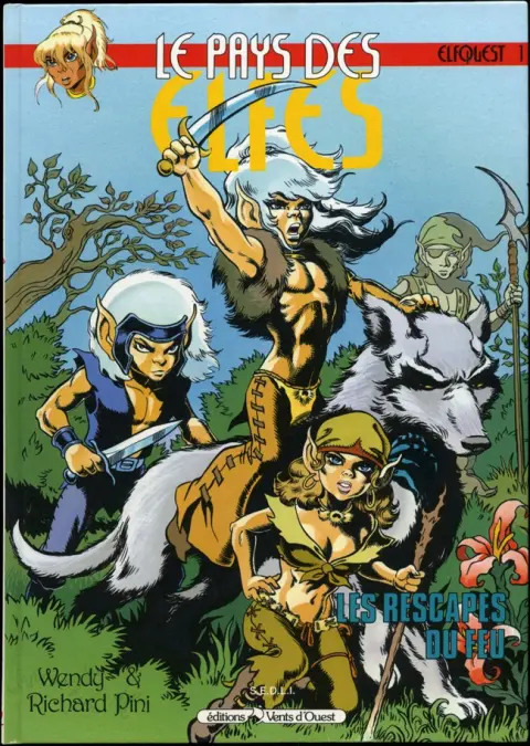 Couverture de l'album ElfQuest - La Fantastique quête des elfes Tome 1 Les rescapés du feu
