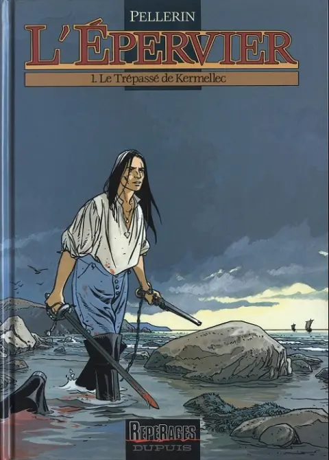 Couverture de l'album L'Épervier Tome 1 Le Trépassé de Kermellec