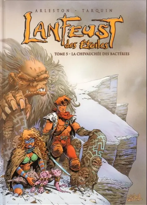 Couverture de l'album Lanfeust des Étoiles Tome 5 La chevauchée des bactéries