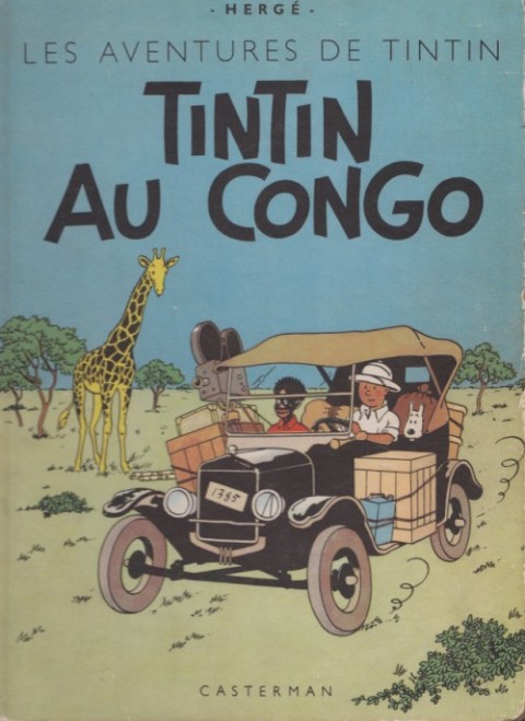 Couverture de l'album Tintin Tome 2 Tintin au Congo