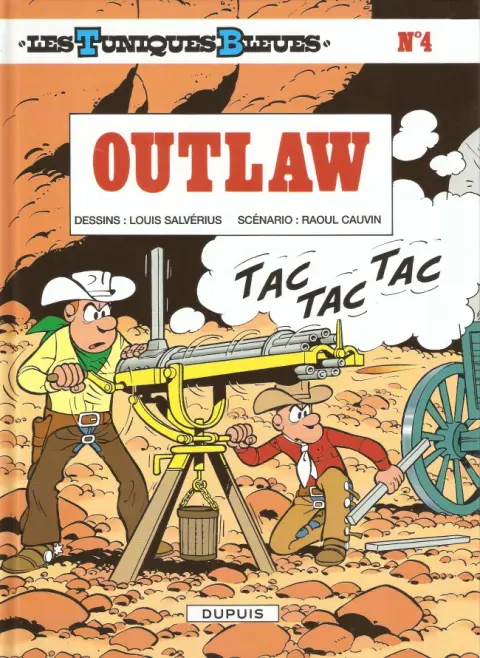 Couverture de l'album Les Tuniques Bleues Tome 4 Outlaw