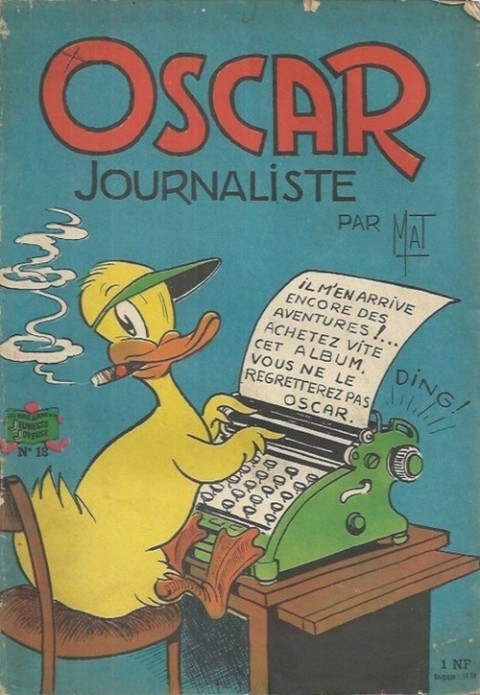 Couverture de l'album Oscar le petit canard Tome 18 Oscar journaliste