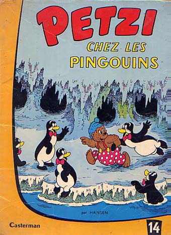 Couverture de l'album Petzi Tome 14 Petzi chez les pingouins