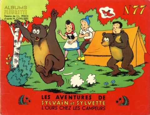 Couverture de l'album Sylvain et Sylvette Tome 77 L'ours chez les campeurs