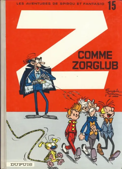 Couverture de l'album Spirou et Fantasio Tome 15 Z comme Zorglub
