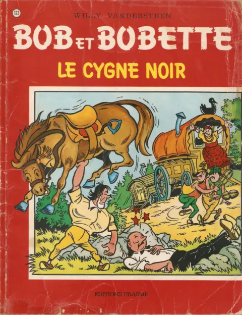 Couverture de l'album Bob et Bobette Tome 123 Le cygne noir