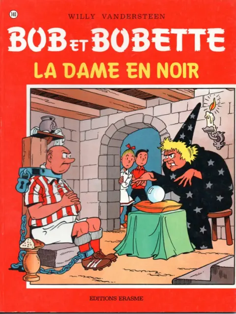 Couverture de l'album Bob et Bobette Tome 140 La dame en noir