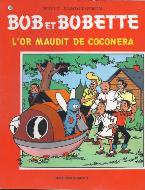 Couverture de l'album Bob et Bobette Tome 159 L'Or maudit de Coconera