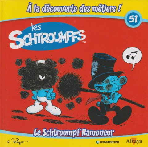 Couverture de l'album Les schtroumpfs - À la découverte des métiers ! 51 Le Schtroumpf Ramoneur