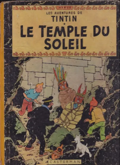 Couverture de l'album Tintin Tome 14 Le temple du soleil