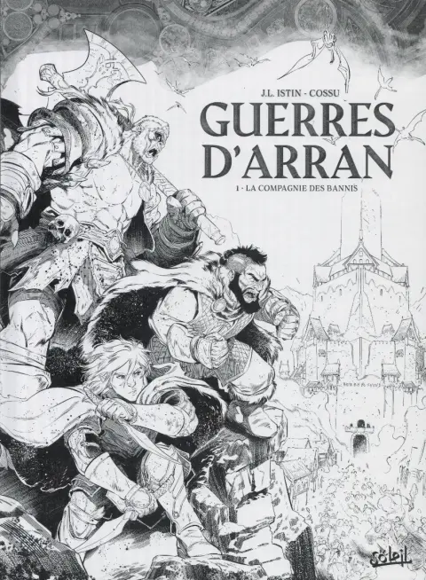 Couverture de l'album Les Terres d'Arran : Guerres d'Arran 1 La Compagnie des bannis