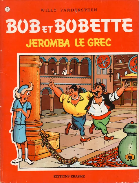 Couverture de l'album Bob et Bobette Tome 72 Jeromba le Grec