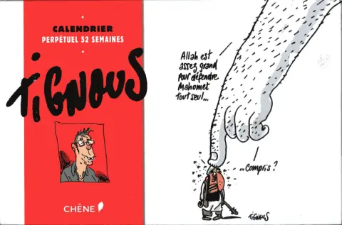 Tignous. Calendrier perpétuel 52 semaines