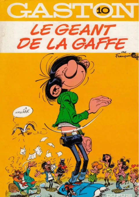 Couverture de l'album Gaston Tome 10 Le géant de la gaffe