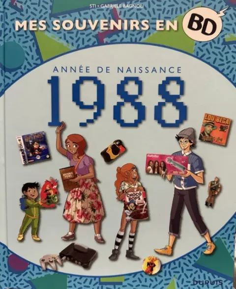 Mes souvenirs en BD Tome 49 Année de naissance 1988