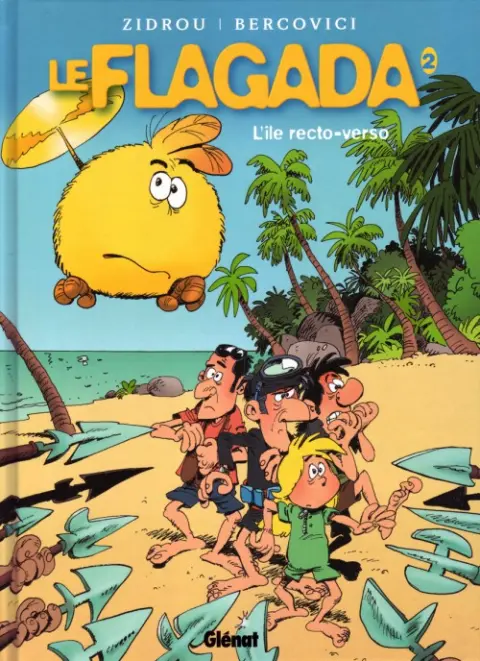 Le Flagada - Nouvelle série Tome 2 L'île recto-verso
