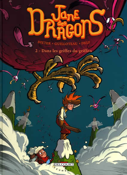 Couverture de l'album Jane des dragons Tome 2 Dans les griffes du griffon