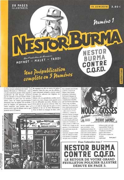 Couverture de l'album Nestor Burma Tome 4 Nestor Burma contre C.Q.F.D. - Numéro 1