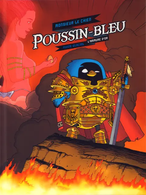 Poussin bleu 1 L'armure d'or