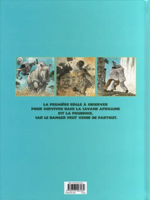 Verso de l'album Retour au Congo