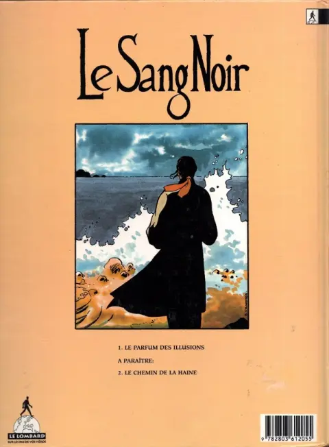 Verso de l'album Le sang noir Tome 1 Le parfum des illusions