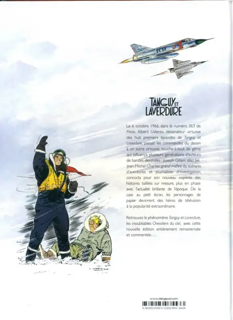 Verso de l'album Tanguy et Laverdure L'Intégrale Tome 6 Baroud sur le désert