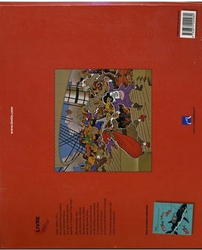 Verso de l'album Tintin Tintin & le Secret de la Licorne